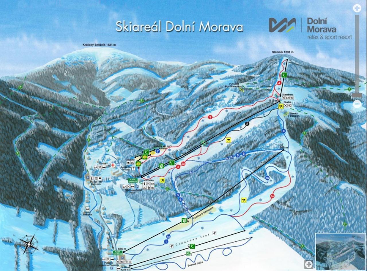 Modrý Apartmán Dolní Morava Exteriér fotografie